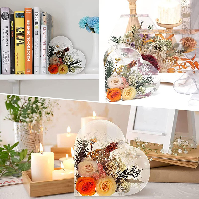Large Heart Epoxy Resin Mold F - Dried Flower Bouquet review and price