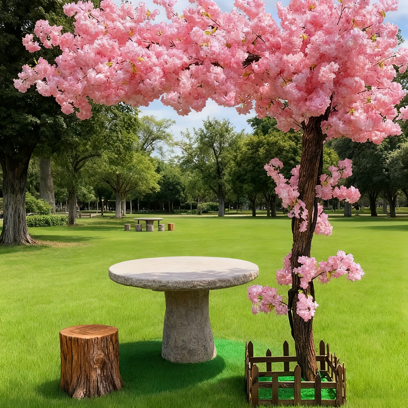 Artificial Cherry Blossom Tree - Home Decor White review and price