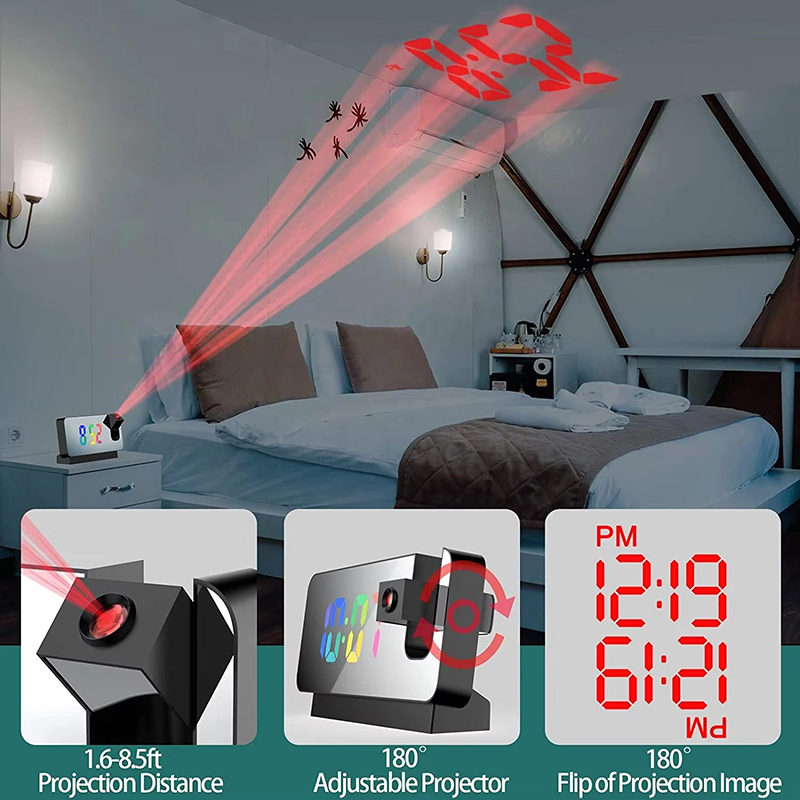 Projection Alarm Clock Desk Cl - Vintage Alarm Clock review and price