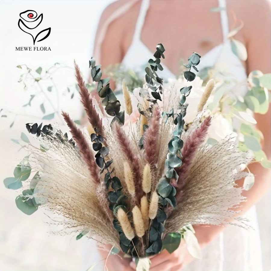 55PCS Elegant Pampas Dried Flo - Dried Flower Bouquet review and price