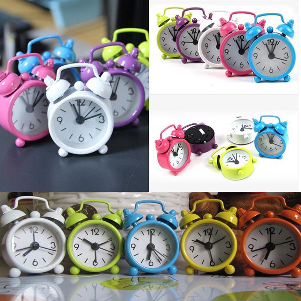 Creative Cute Mini Metal Small - Vintage Alarm Clock review and price