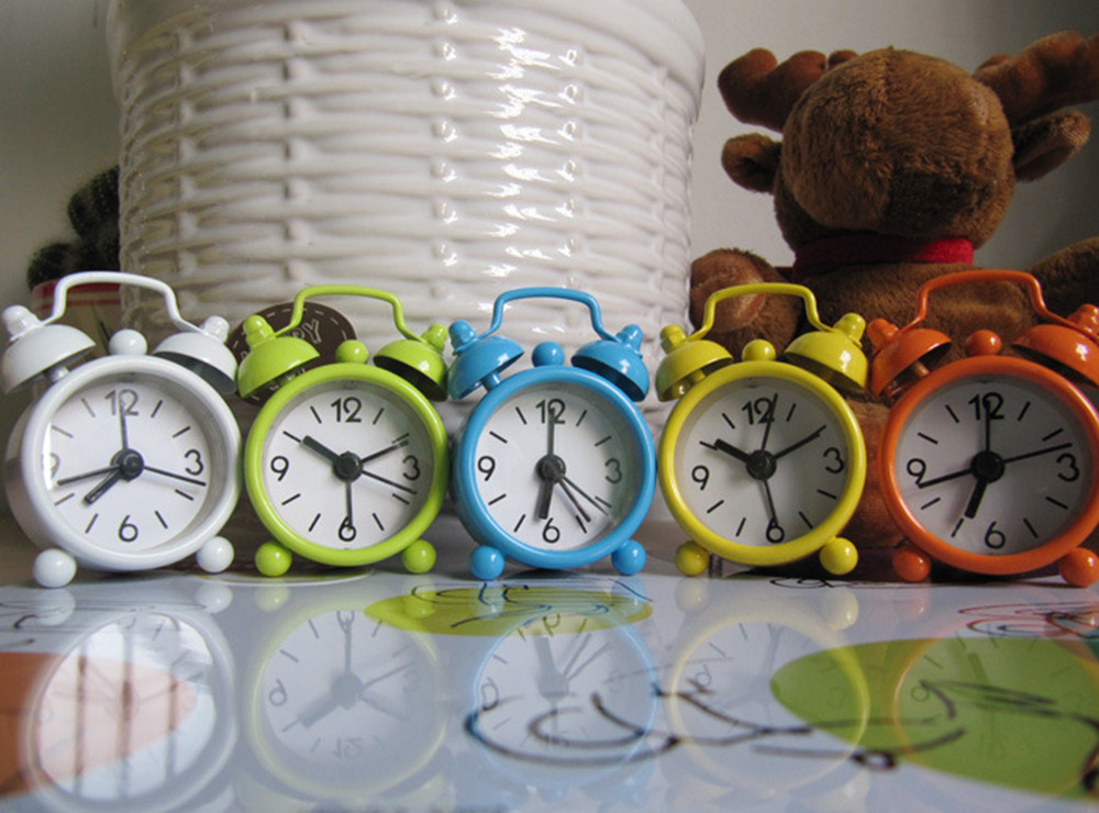 Creative Cute Mini Metal Small - Vintage Alarm Clock review and price