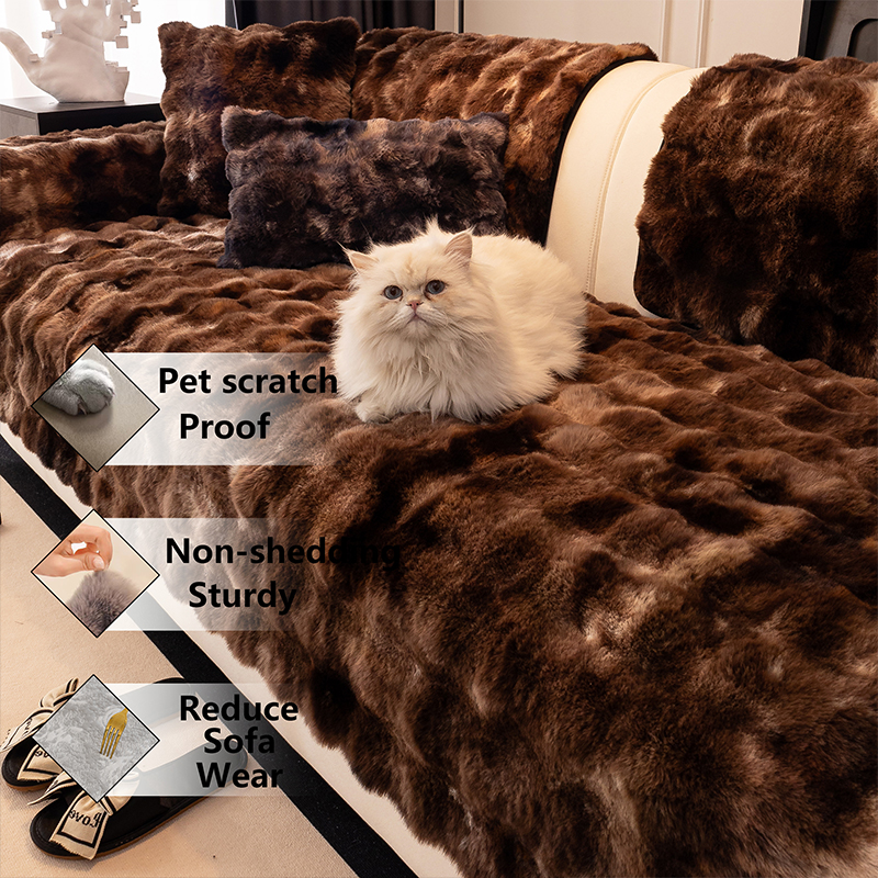 1Pc Luxury Plush Sofa Cover -  - Home Decor Fallout 4 review and price