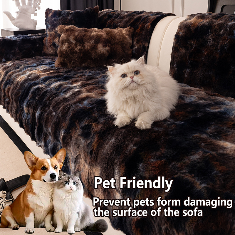 1Pc Luxury Plush Sofa Cover -  - Home Decor Fallout 4 review and price