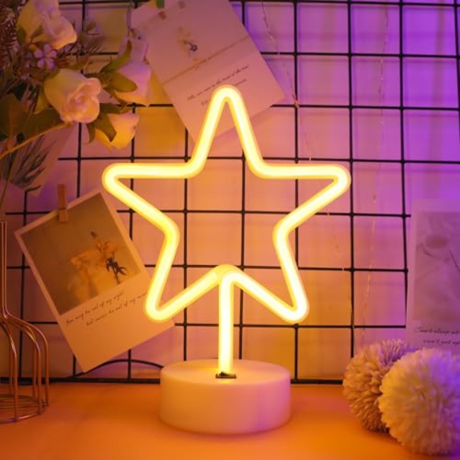 Warm White Star Shaped LED Neo - Home Decor Lamp review and price