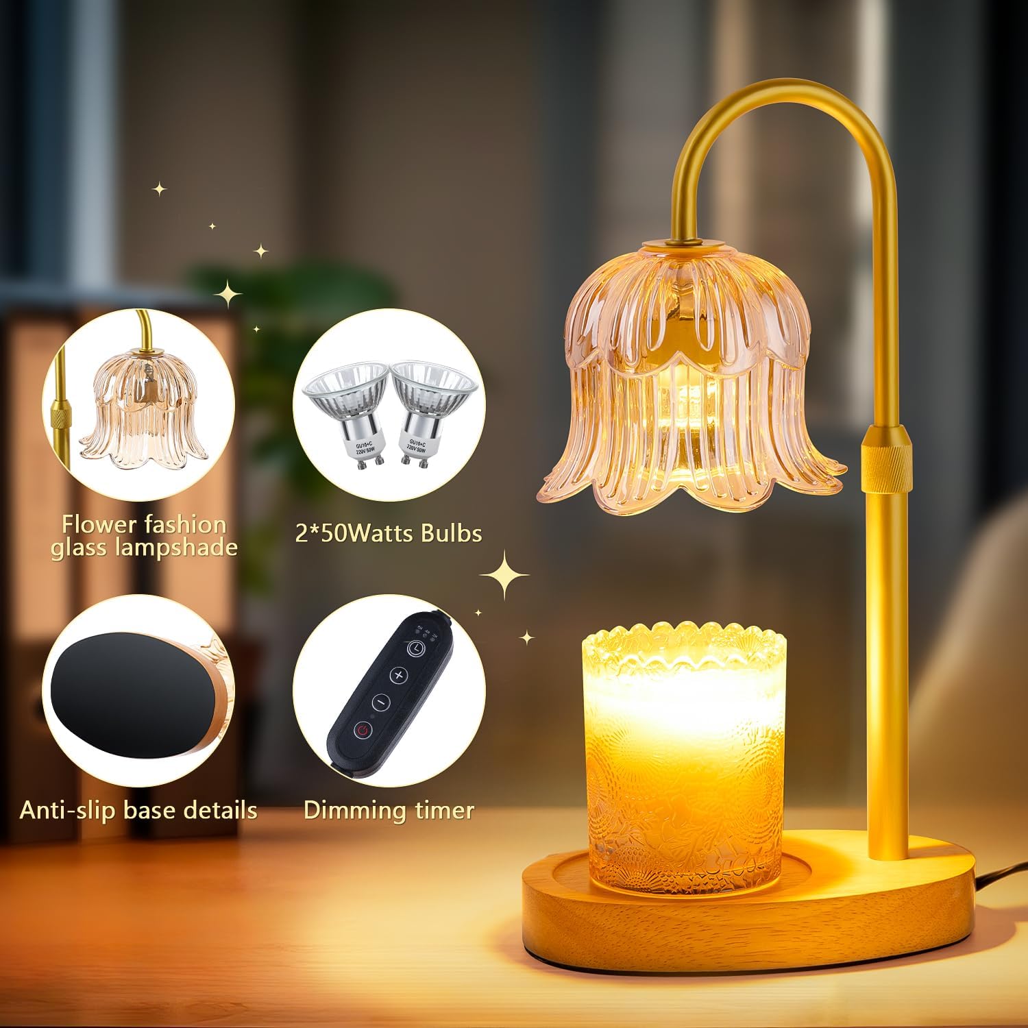 Candle Warmer Lamp Electric Ti - Home Decor Lamp review and price