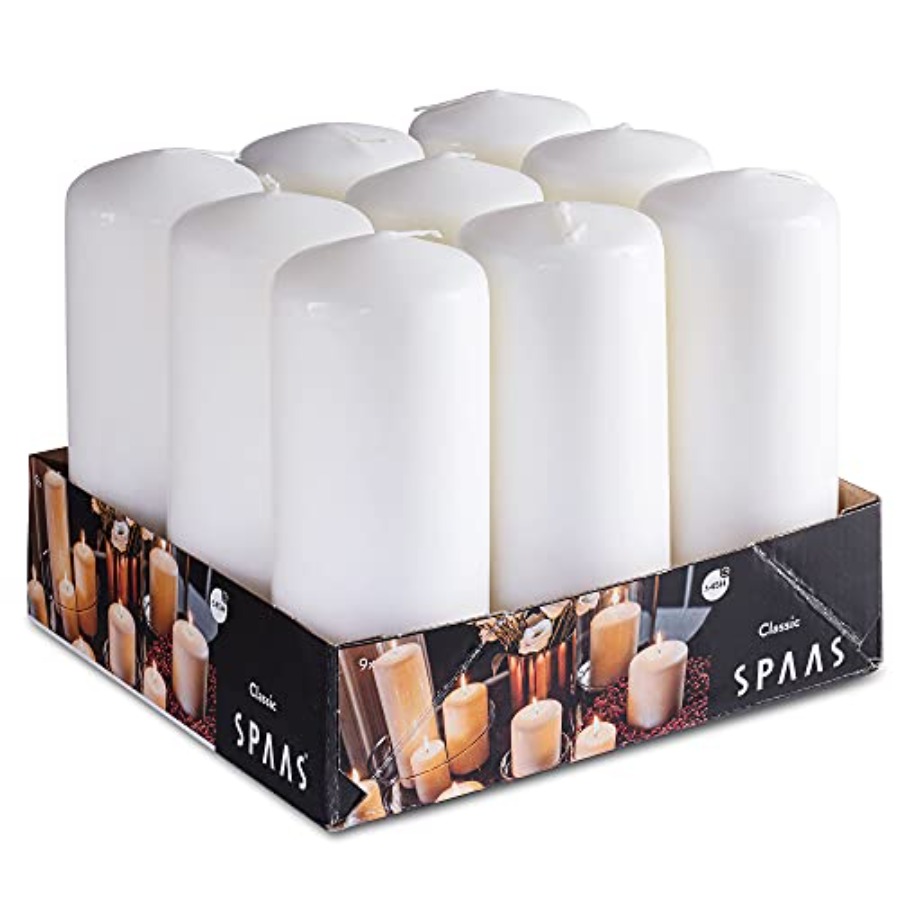 SPAAS White Dripless Pillar Ca - Home Decor White review and price
