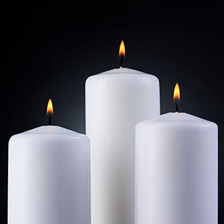 SPAAS White Dripless Pillar Ca - Home Decor White review and price