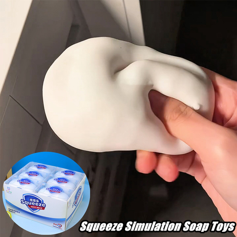 Soft Fake White Soap Squishy S - Home Decor White review and price