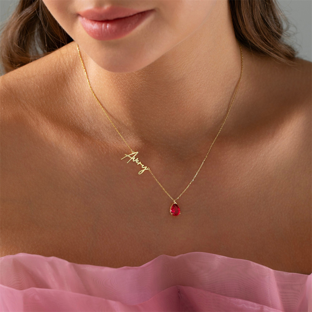 Handmade Teardrop Stone Neckla - Vintage Alarm Clock review and price