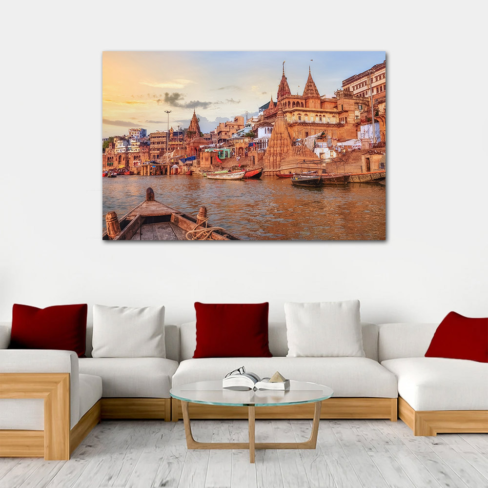 Ganga River Varanasi North Ind - Home Decor Varanasi review and price