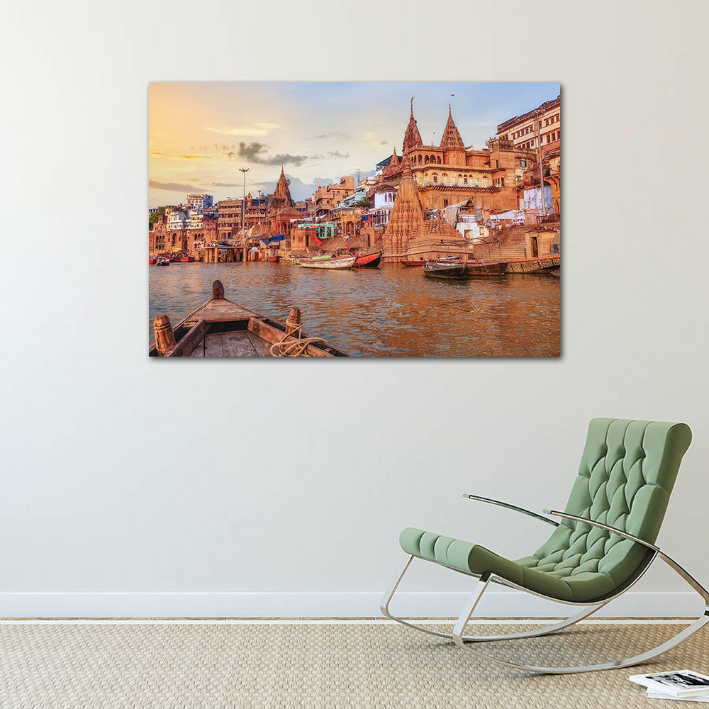 Ganga River Varanasi North Ind - Home Decor Varanasi review and price