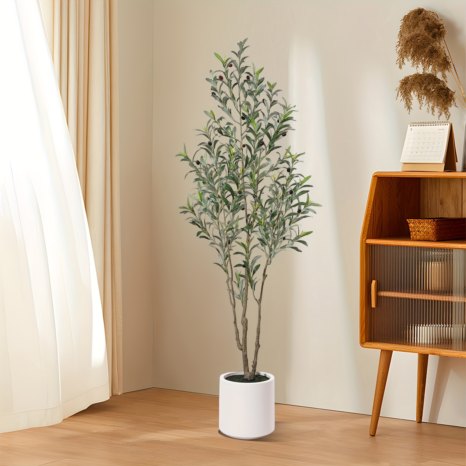 Artificial Olive Tree Set – 7F - Home Decor White review and price