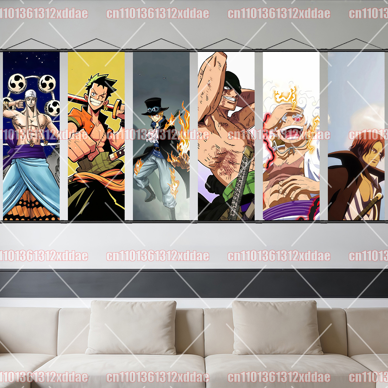 One Piece Scroll Painting Luff - Canvas Painting review and price
