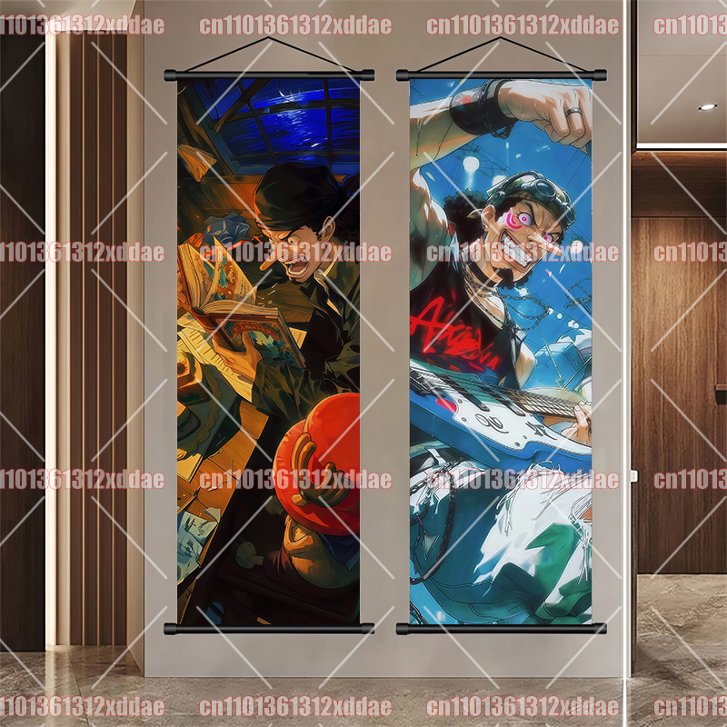 One Piece Scroll Painting Luff - Canvas Painting review and price