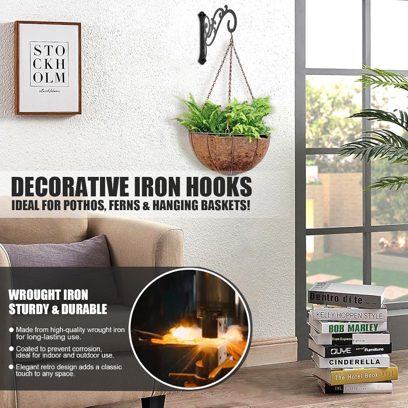 1PC Wall Mounted Bracket Iron  - Woven Wall Basket review and price