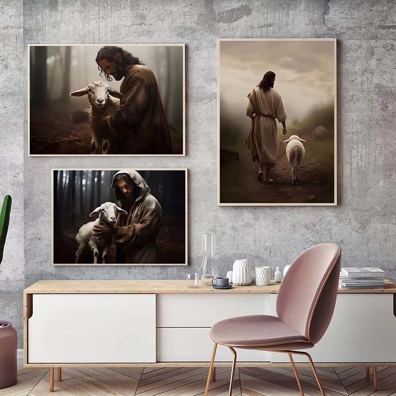 Classic Jesus Christ Walking o - Home Decor Jesus review and price