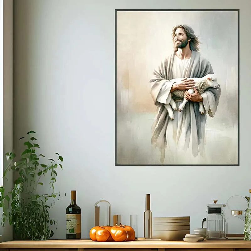Classic Jesus Christ Walking o - Home Decor Jesus review and price