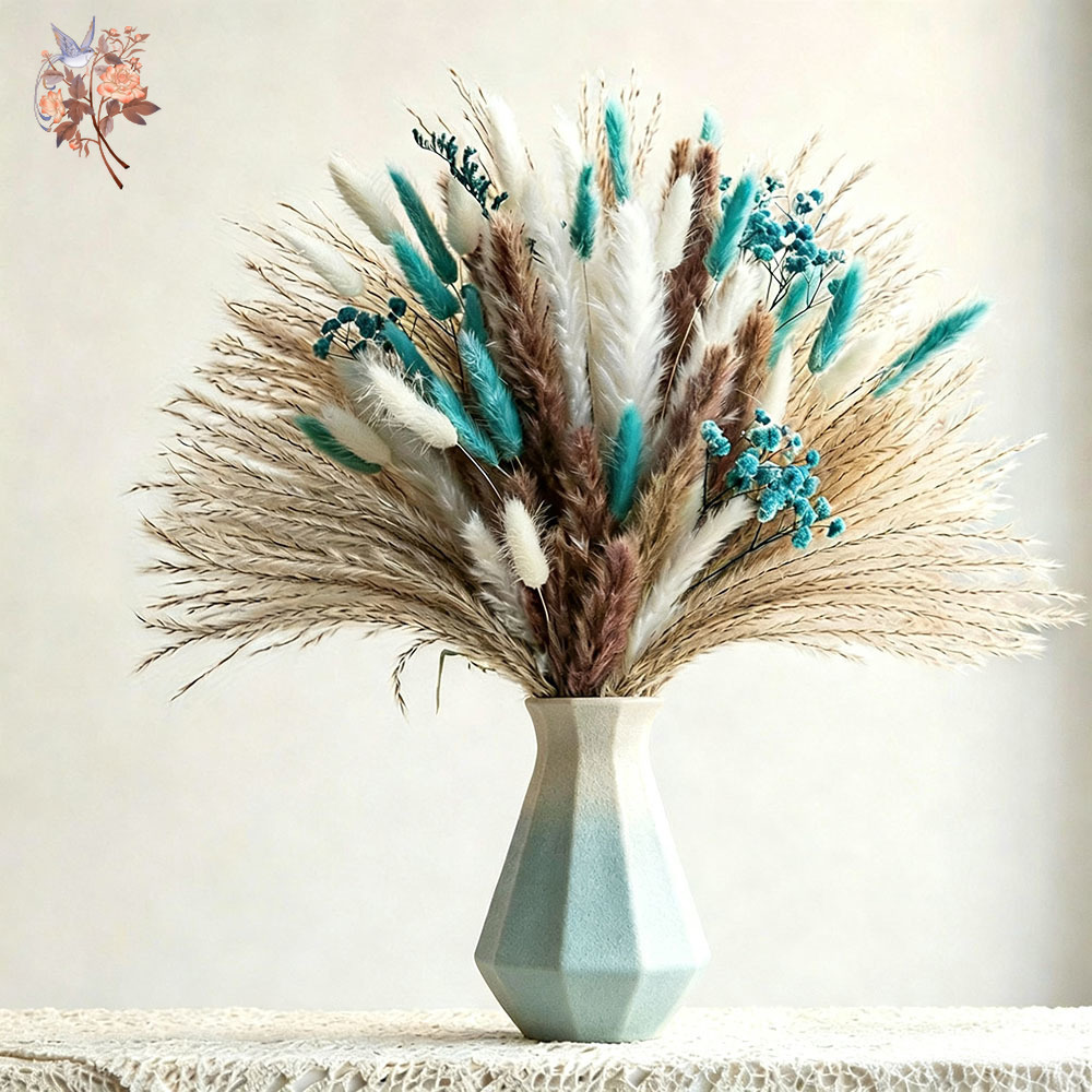 Mixed Natural Dried Pampas Gra - Dried Flower Bouquet review and price
