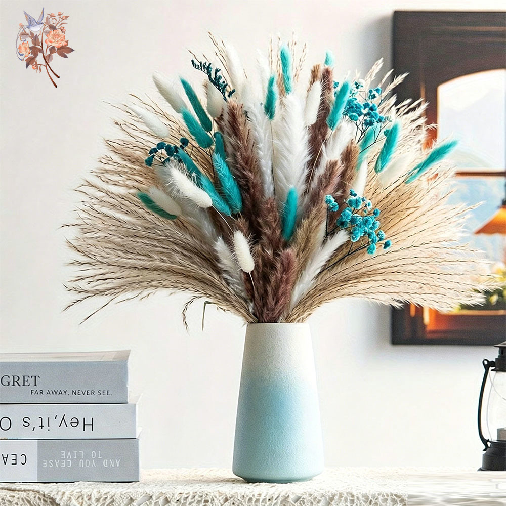 Mixed Natural Dried Pampas Gra - Dried Flower Bouquet review and price