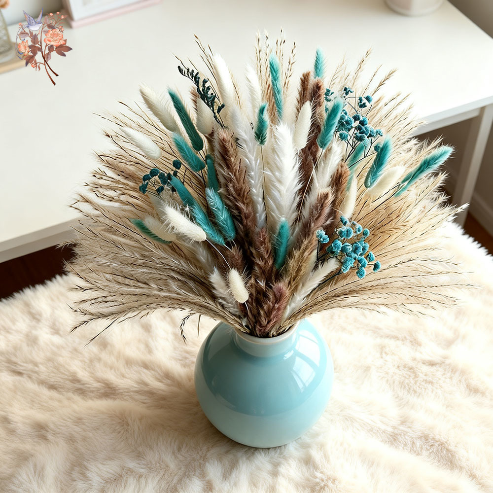 Mixed Natural Dried Pampas Gra - Dried Flower Bouquet review and price