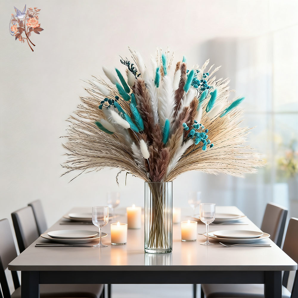 Mixed Natural Dried Pampas Gra - Dried Flower Bouquet review and price