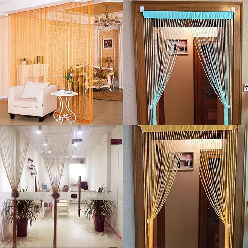 Multi-color Thread Line Curtai - Home Decor Window Blinds review and price