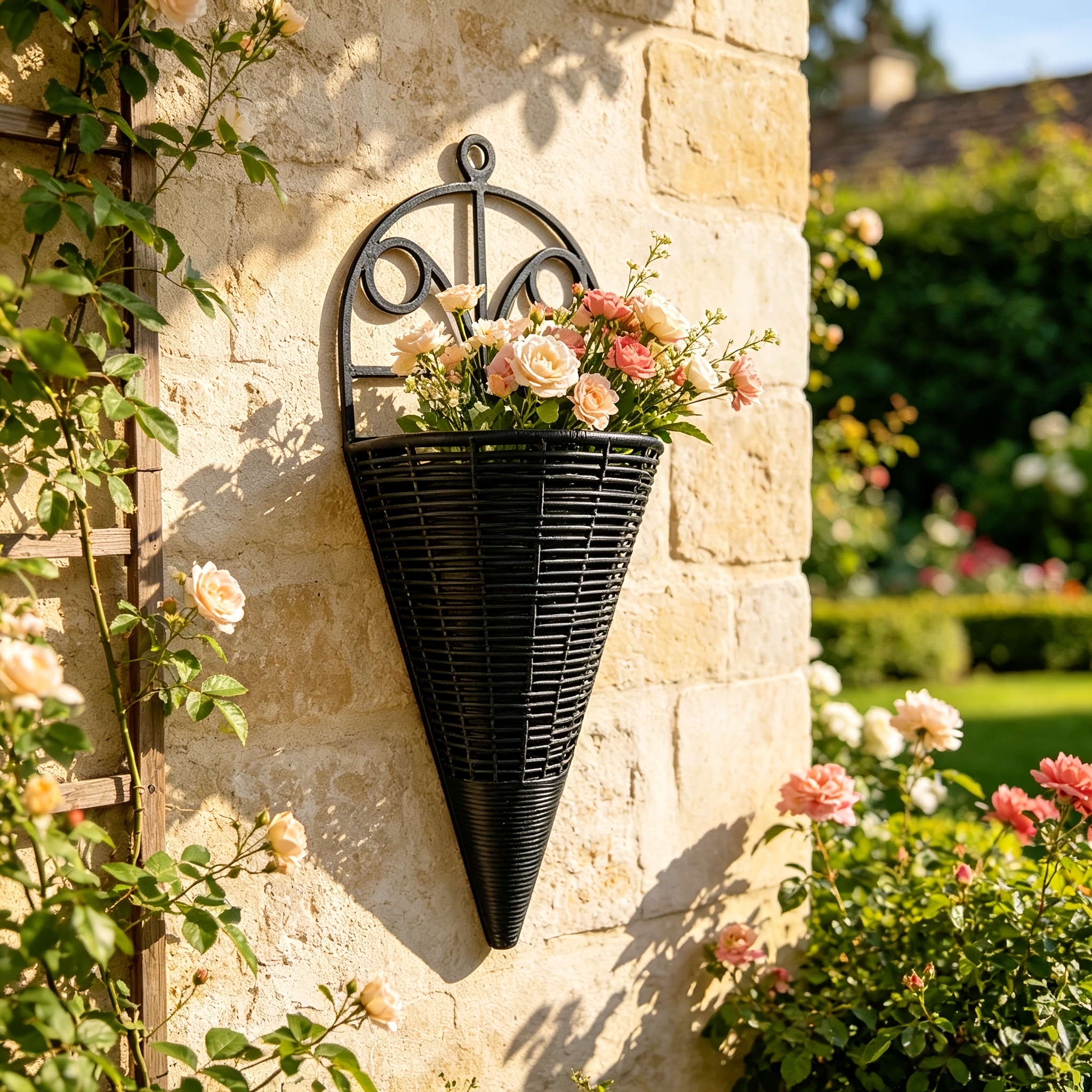 Home Decoration Hanging Flower - Woven Wall Basket review and price