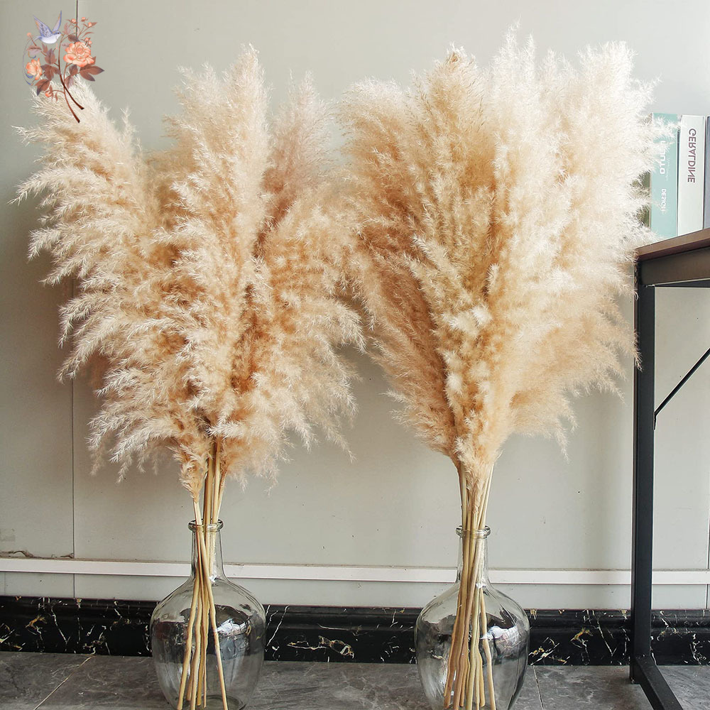 110cm 10/30Pcs Large Fluffy Na - Dried Flower Bouquet review and price