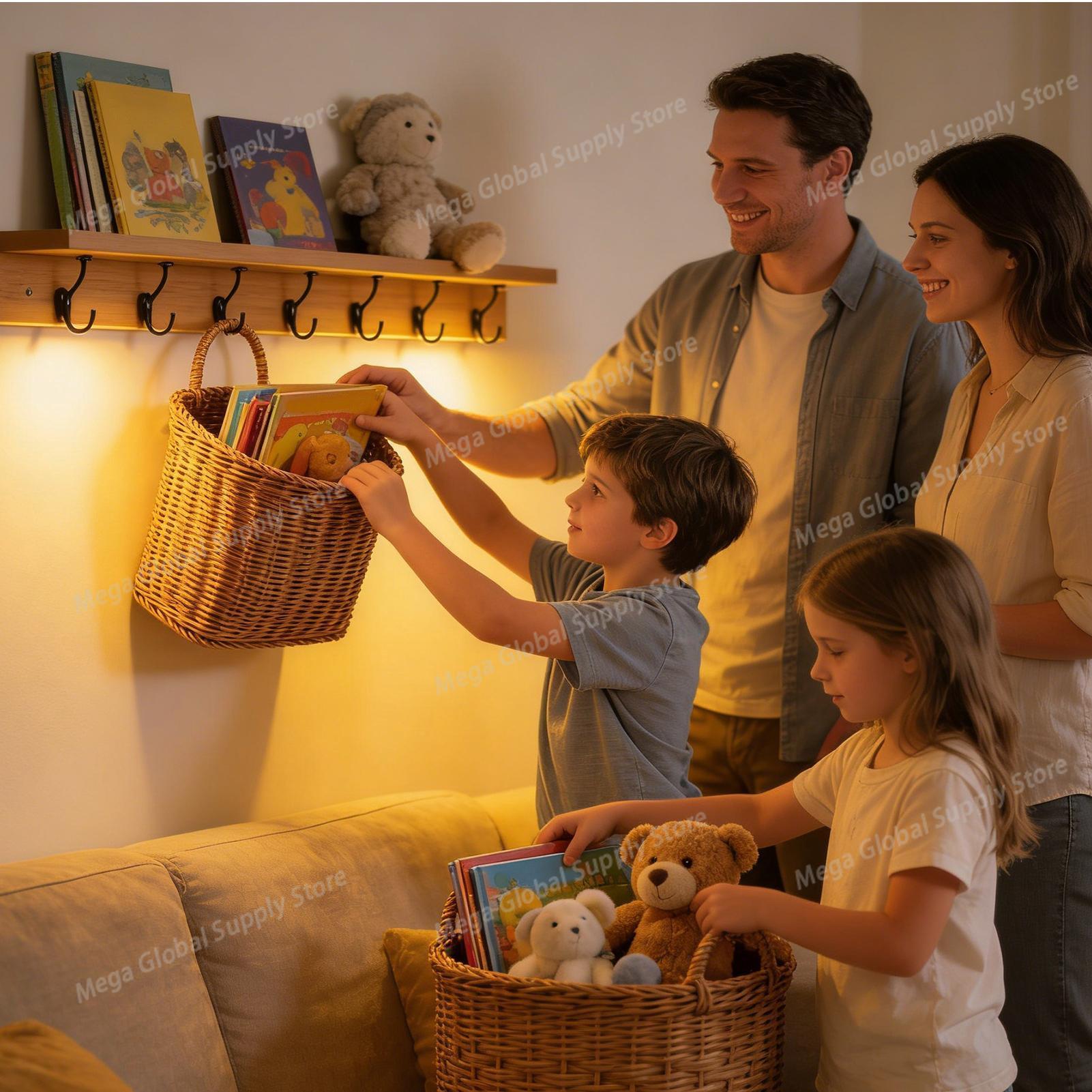 Wall Basket Fruit Bread Storag - Woven Wall Basket review and price