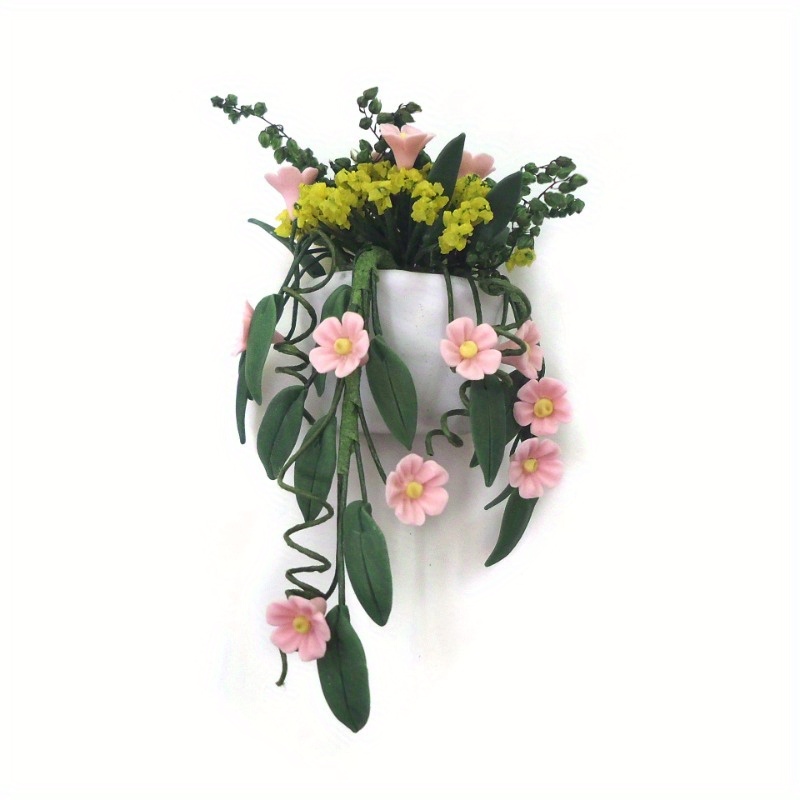 Mini Clay Flower White Wall Ha - Woven Wall Basket review and price