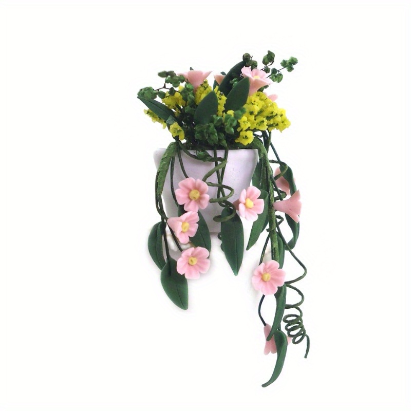 Mini Clay Flower White Wall Ha - Woven Wall Basket review and price