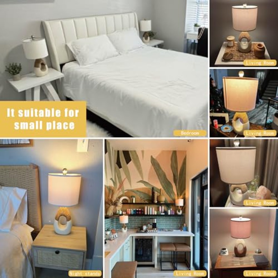 19'' Small Boho Table Lamps fo - Home Decor Lamp review and price