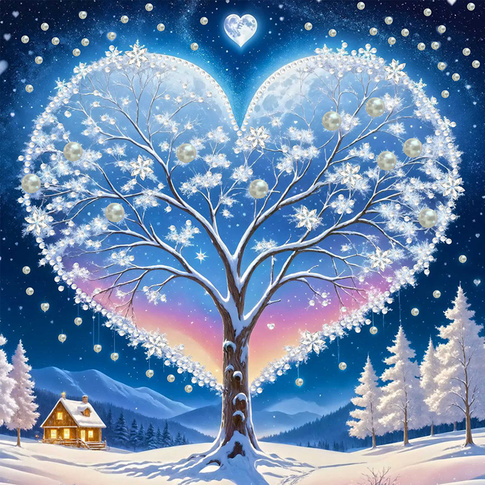 Winter Tree Special Shaped 5D  - Home Decor Diy Ideas review and price