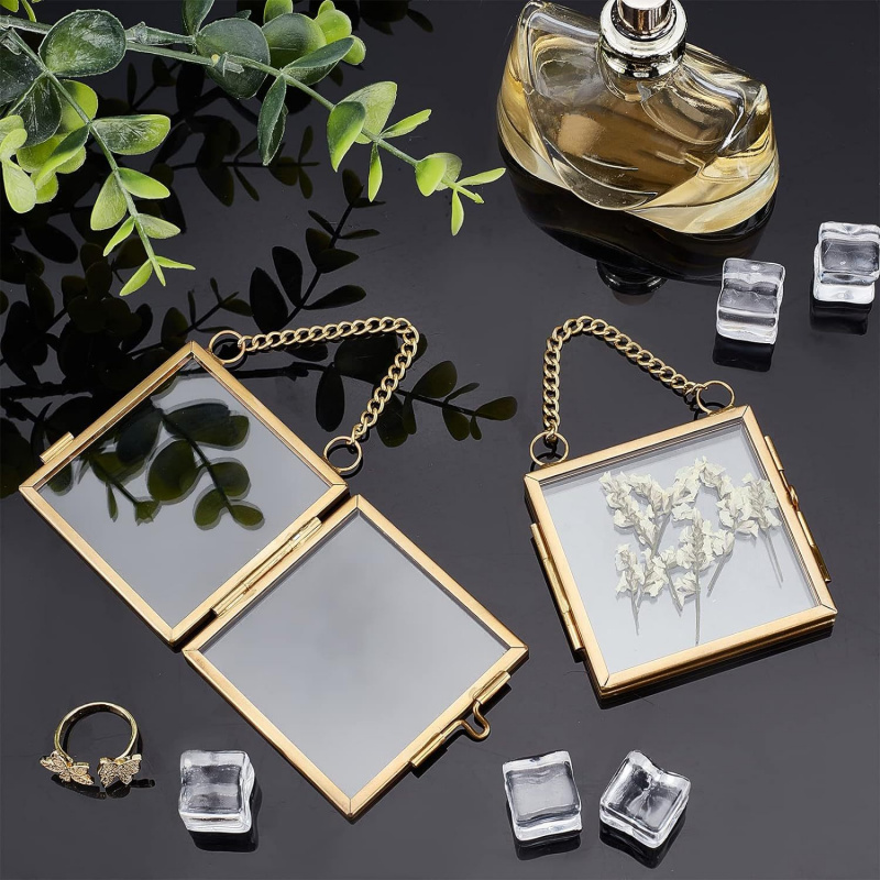 Simple metal photo frame, high - Dried Flower Bouquet review and price