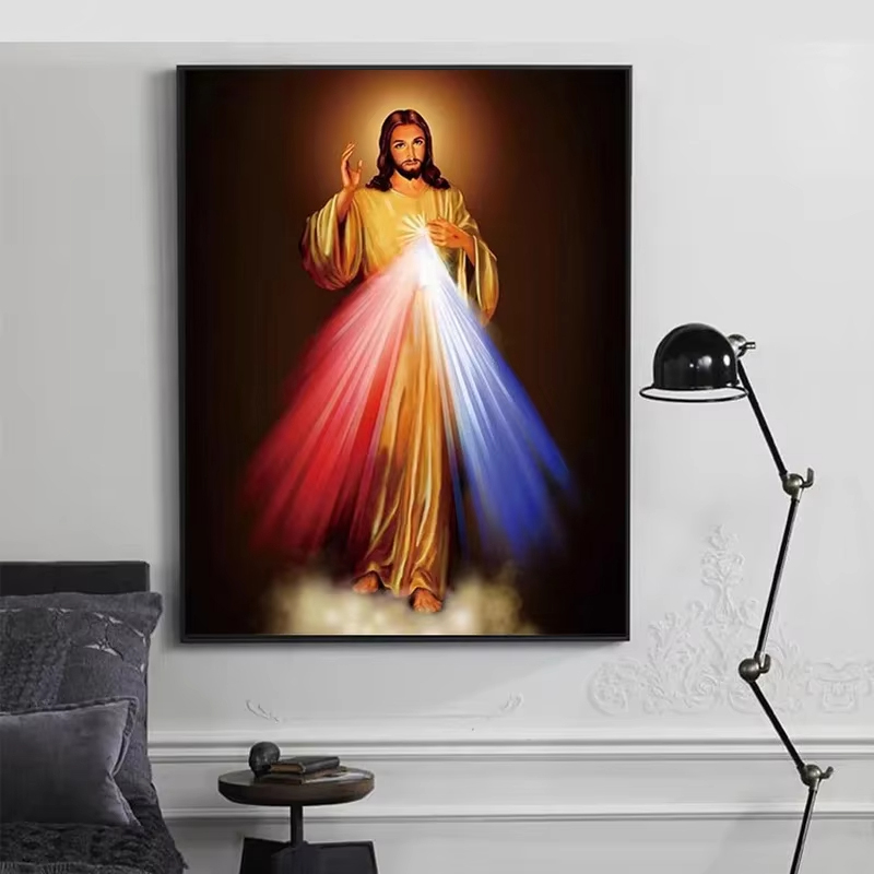 1pc frameless Canvas Painting  - Home Decor Jesus review and price