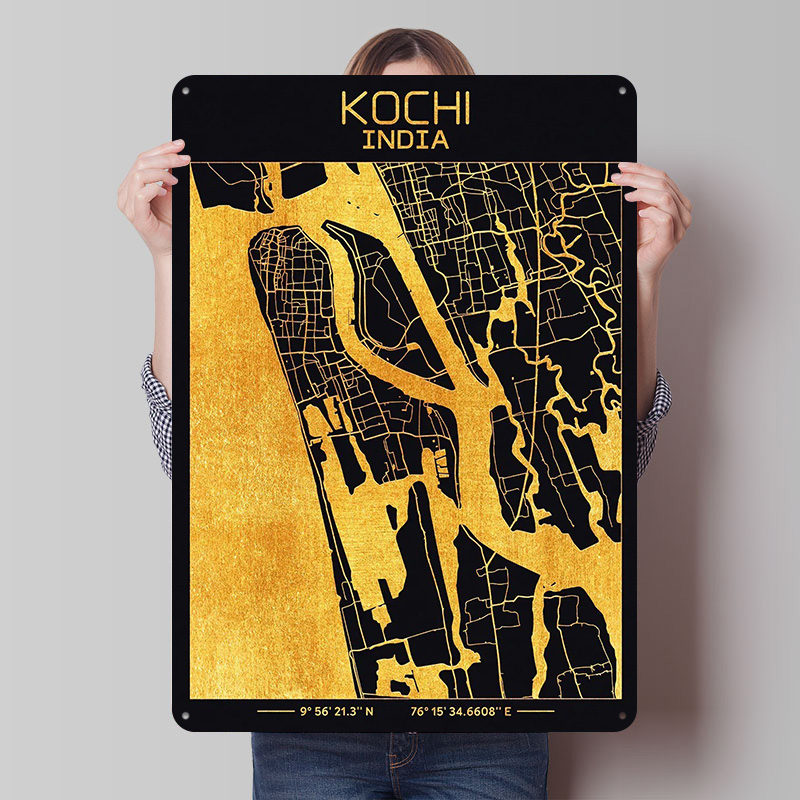Kochi Kerala India Printed Pos - Home Decor Kerala review and price