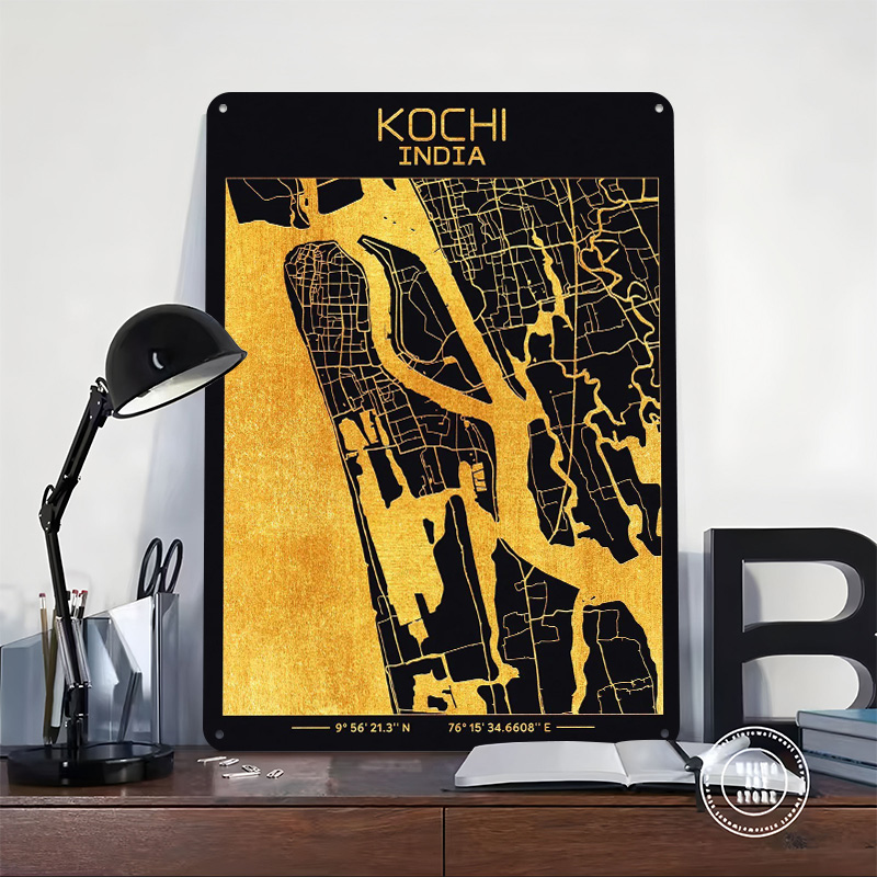 Kochi Kerala India Printed Pos - Home Decor Kerala review and price